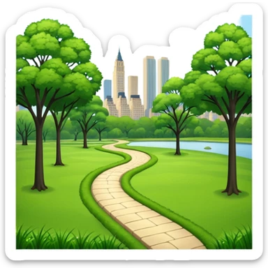 Make Central Park  sticker