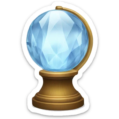 crystal ball lamp sticker