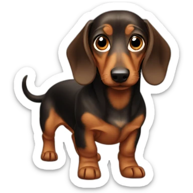 Daschund sticker