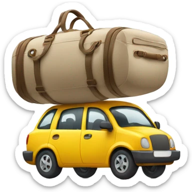 Traveling with car sticker
