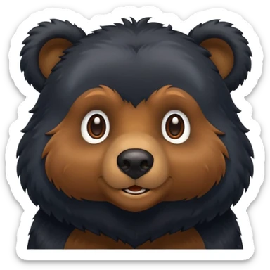 🐻Make it black sticker