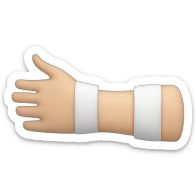 Arm cast sticker