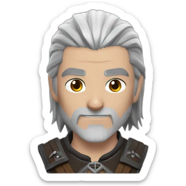 Witcher Geralt of Rivia sticker