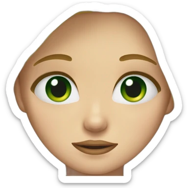 woman with blond hair and green eyes is crying sticker