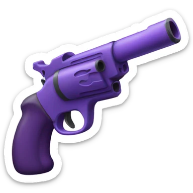 Violet gun  sticker