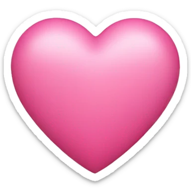 pink heart  sticker