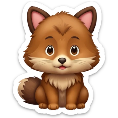 Ragondin mignon sticker