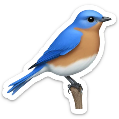 Eastern bluebird  sticker