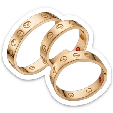 cartier love bracelet sticker