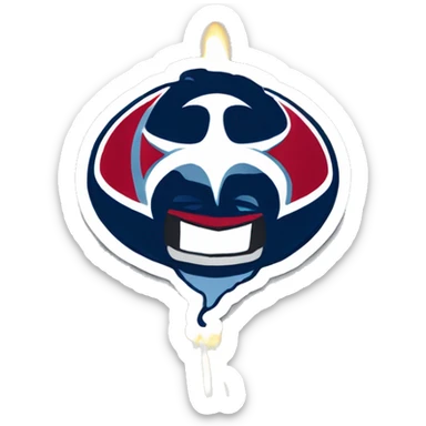 Tennessee titans logo happy birthday sign sticker