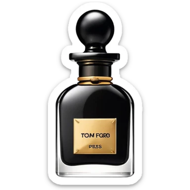 Tom ford perfume bottle sticker