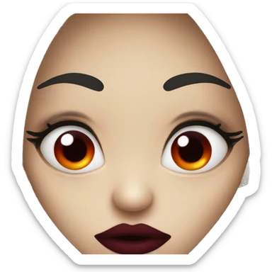 Vampire lips sticker