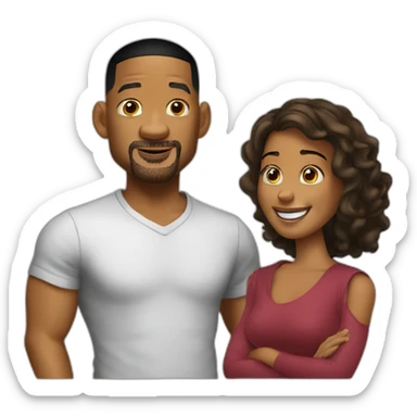 Will Smith qui met une claque sticker