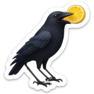 crows drink vin sticker