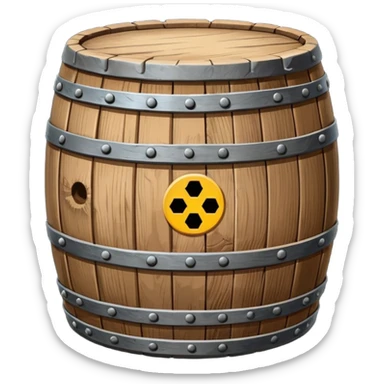 whiskey cask sticker