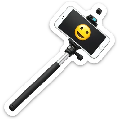 selfie stick sticker