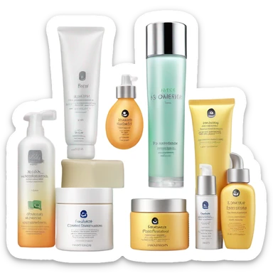 Skin care produkts sticker
