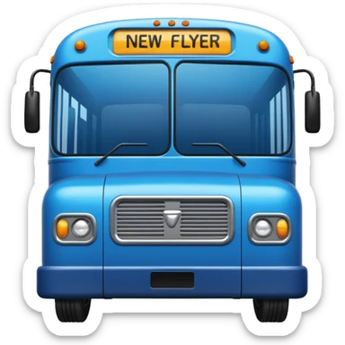 new flyer bus sticker