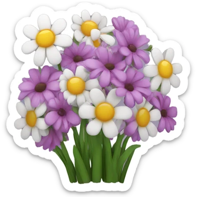 Flowers sticker