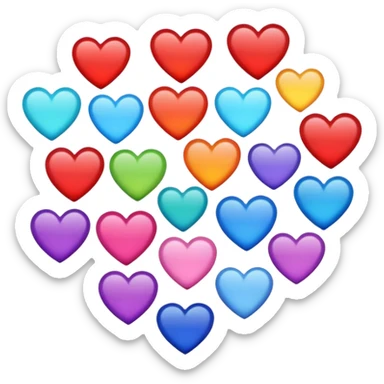 ❤️🧡💛💚🩵💙💜🩷🤍🖤 sticker