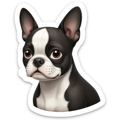 Boston terrier sticker
