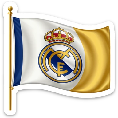 Real madrid flag sticker