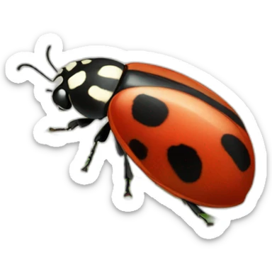 Coccinelle sticker