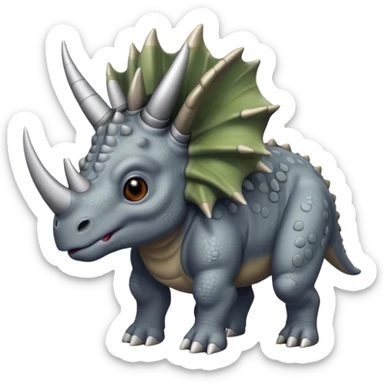 Triceratops sticker