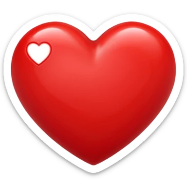 😝 avec un cœur rouge en haut à droite sticker