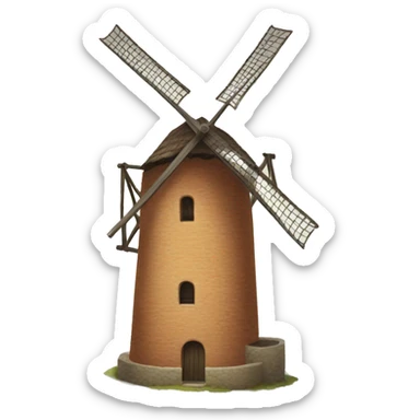 Molino viento sticker