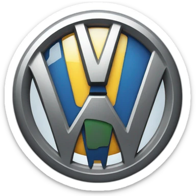 Volkswagen logo sticker