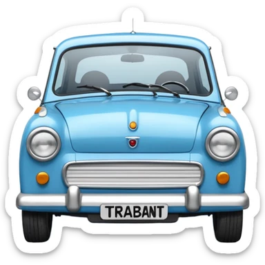 Trabant 601 blau sticker