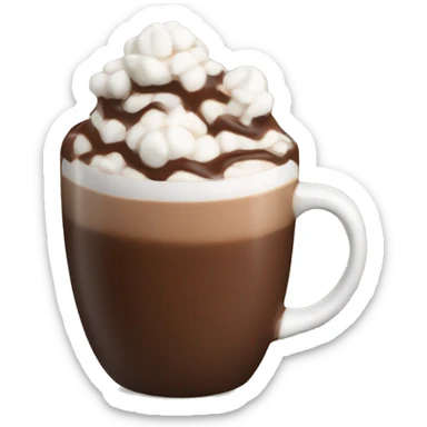 hot chocolate  sticker