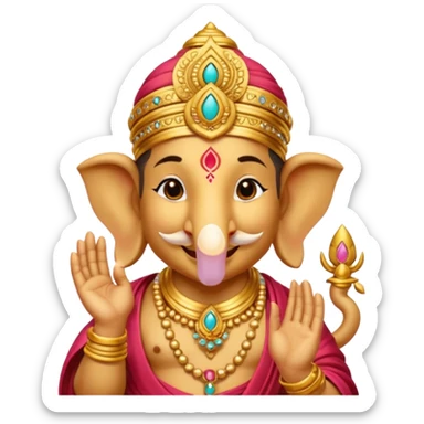 Ganesha sticker