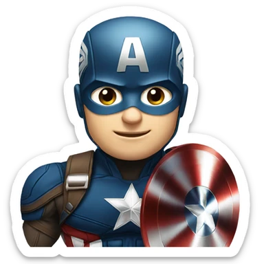 Captain America  sticker