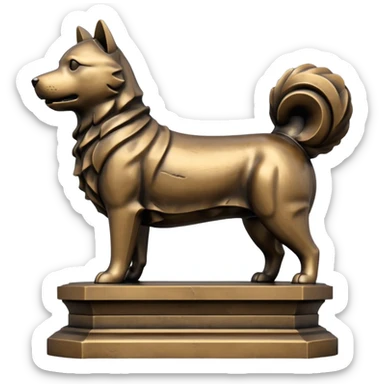Shibuya Hachiko statue sticker