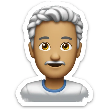 Testa che va su e giu sticker