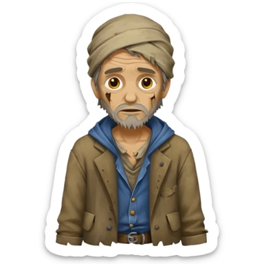 beggar sticker