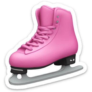 A pink skate sticker