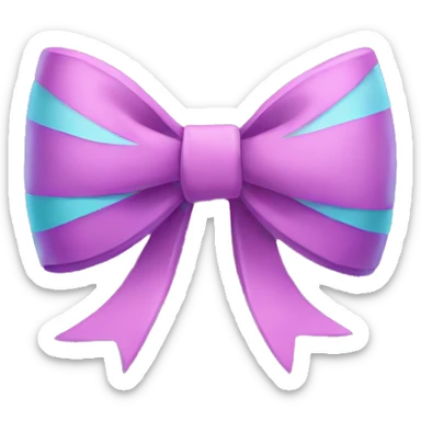 Bow sticker