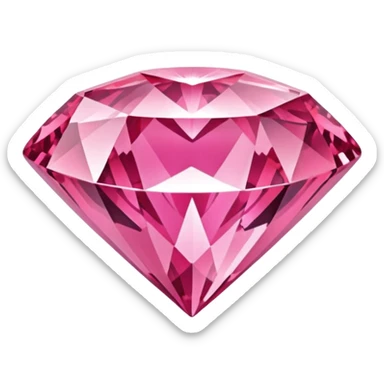 pink diamond sticker