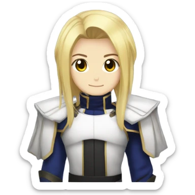 Saber from fate stay night sticker