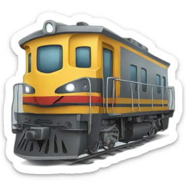Train en retard sticker