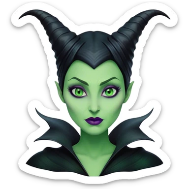 Maleficent sticker