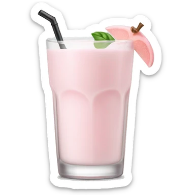 Light pink milk cocktail  sticker