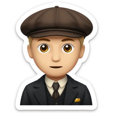 Make emoji on Peaky blinders with Hindi words on meme sticker