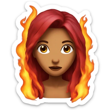 Lilith wth fire sticker