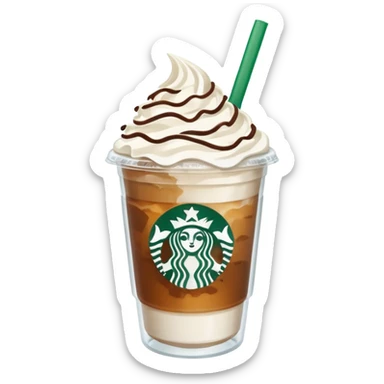 A Starbucks drink sticker