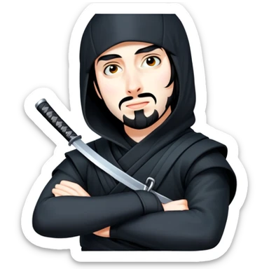 Ninja cutie sticker