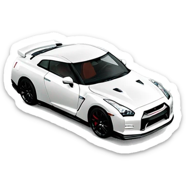 Car Nissan GTR sticker
